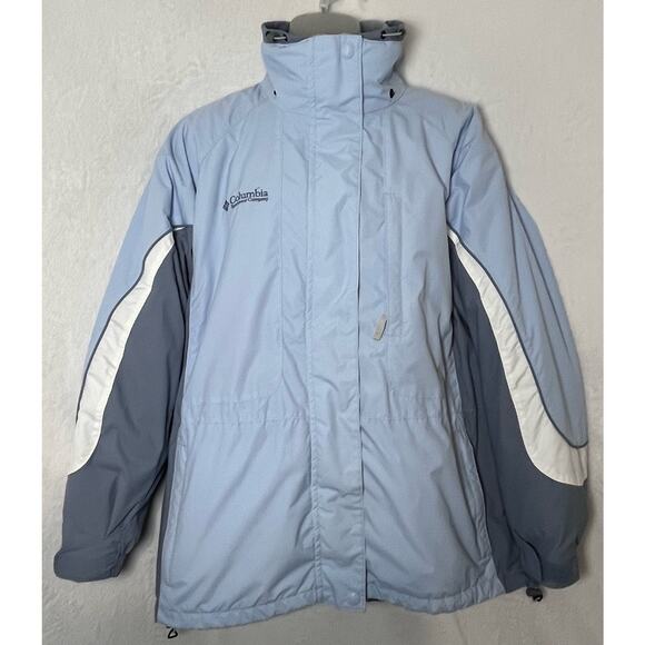 COLUMBIA 3 in 1 INTERCHANGE Fleece Lined Mid length Weather Proof Jacket Coat XL - Picture 4 of 11